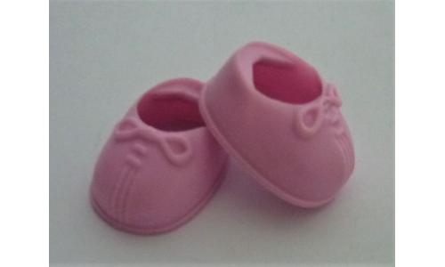 Estrela Moranguinho Par de Sapatos Rosa Lacinhos